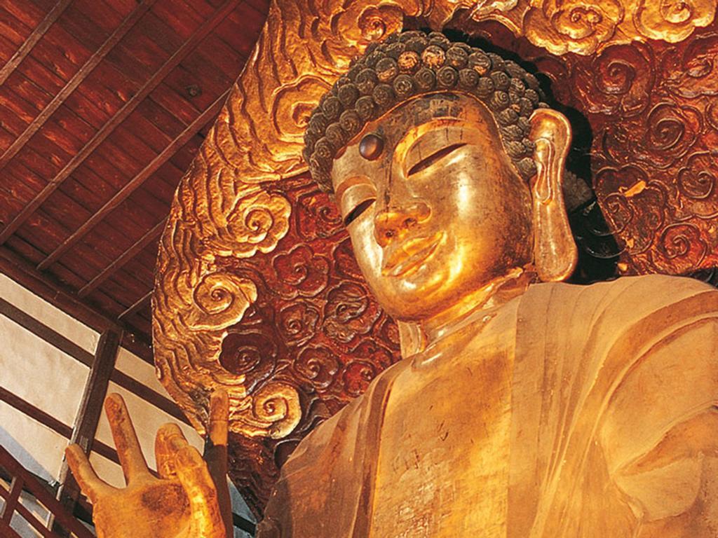 Miyako Hotel Gifu Nagaragawa Екстериор снимка The 16-metre (52 ft) high reclining Buddha at the temple